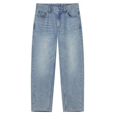 春季新款男士宽松窄口牛仔裤