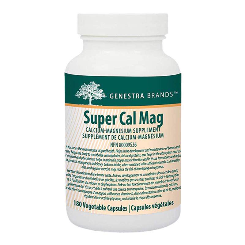 加拿大 Genestra Super Cal Mag 钙镁胶囊180粒