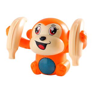 电动翻滚猴子玩具婴儿宝宝学练翻身引导抬头爬行练习消耗体力神器