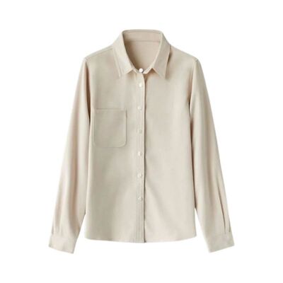 加绒衬衫女高级感轻奢减龄洋气衬衣女款2025新款爆款加厚保暖衬衣