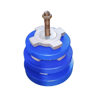 重型数控机床车床冲床蓝白色防震减震可调垫铁垫块垫脚地脚脚杯