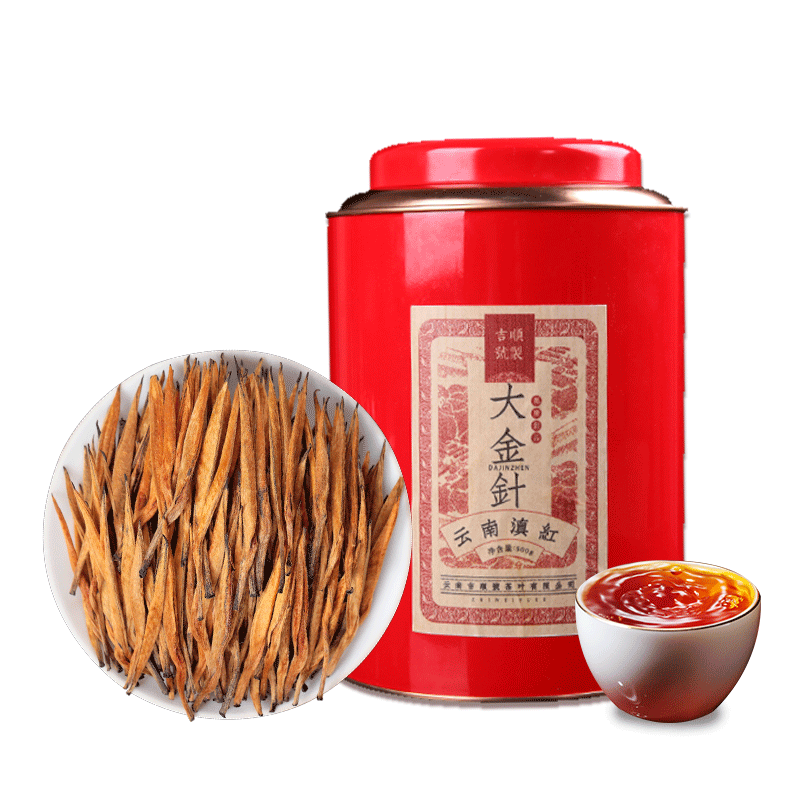 吉顺号滇红茶大金针500克