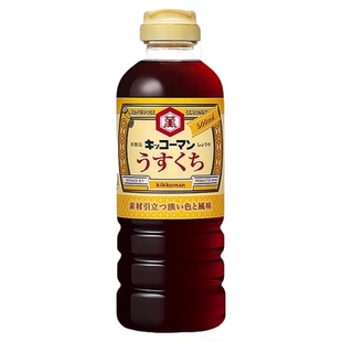包邮!日本进口万字淡口酱油500ml寿喜锅酱汁生鱼片刺身适用家用