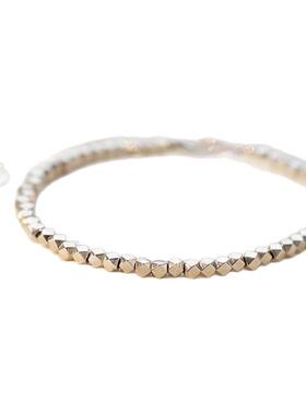 925纯银碎银几两福牌手链女轻奢