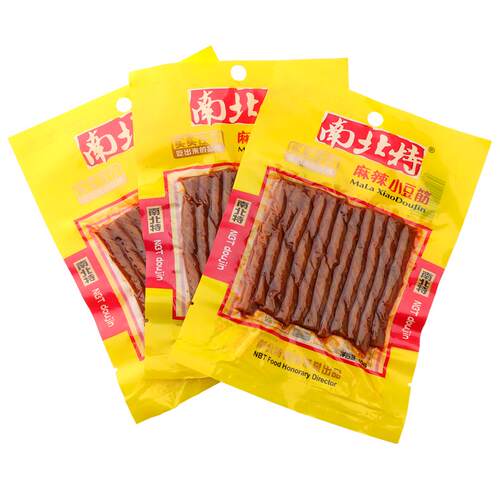 南北特 80g*8袋香辣素牛筋辣条怀旧零食小吃麻辣网红小零食礼包