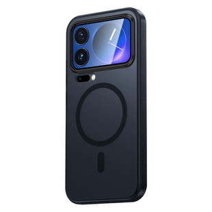 闪魔适用小米17promax手机壳xiaomi17新款磁吸磨砂17pro全包防摔15气囊镜头14保护套17ultra男高级感硬外壳黑