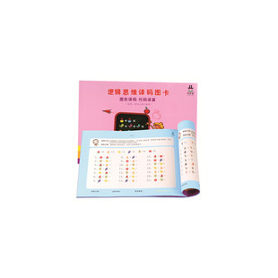 学前训练启蒙逻辑思维能力译码转换玩具中性脑力游戏注意力记忆力