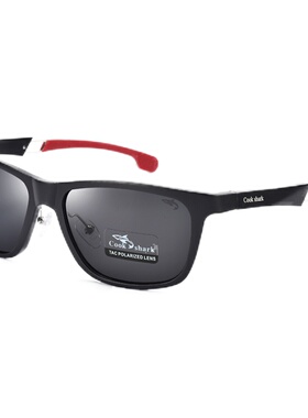 鲨鱼新款潮人开车偏光墨镜