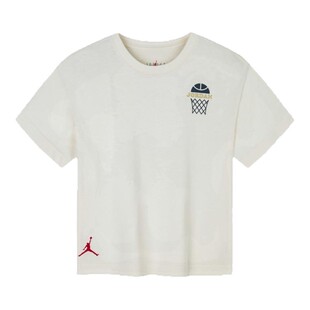 JORDAN儿童童装2025夏季男童短袖T恤大童运动耐克AJ上衣JD2432025