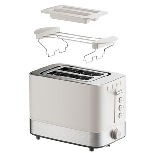 小熊烤面包机家用小型多士炉多功能面包早餐机全自动烤土司吐司机