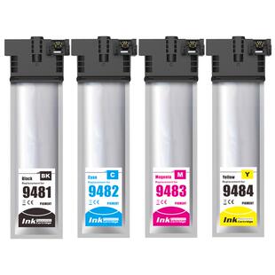 近朱者 wf-c5790a墨盒适用爱普生Epson WF-C5790A C5290A墨包T9491xl墨水盒T9481墨盒c5290打印机9501墨袋