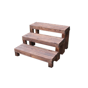 户外实木脚踏凳木制移动踏步木头踏板阳台防腐木家用实木增高台阶