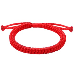 2026马年好运红绳手链本命年粗手工编织金刚结绳手绳情侣礼转运珠