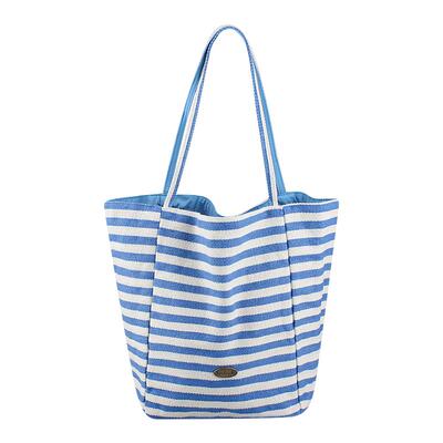 ROUIIEFAO单肩包大容量条纹