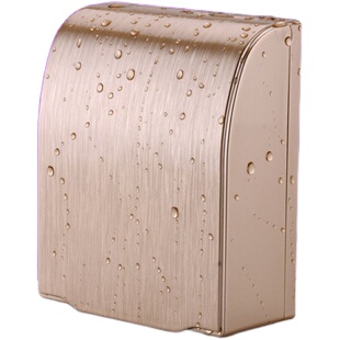 86型灰色防水盒 浴室卫生间插座防水罩 防溅盒开关面板保护盖板