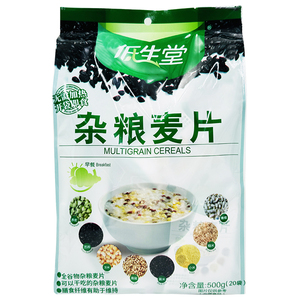 低生堂杂粮麦片500g八种谷物混合