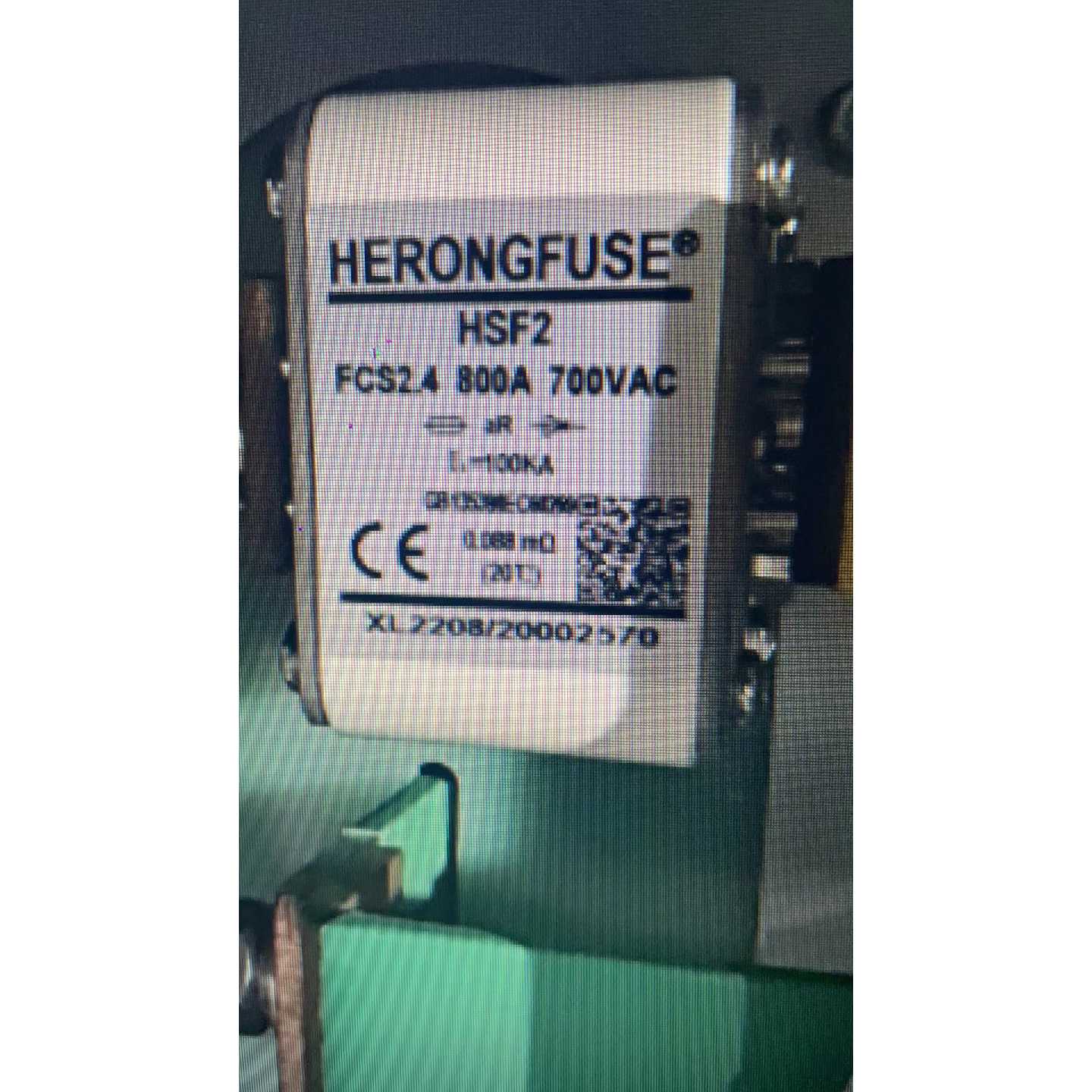 议价西安西联熔断器 HSF2 FCS2.4 800A 700VAC HERO DCFUSE