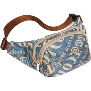 盛装舞步新款帆布腰包休闲运动包牛津布包胸包潮YB4
