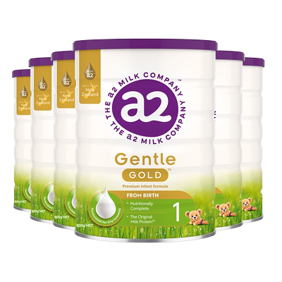 a2奶粉呵护金装GentleGold婴儿配方奶粉1段800g*6罐0-6个月新西兰