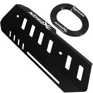 适用新大洲本田NS150XC改装排气管装饰盖尾盖侧边防磨保护罩配件