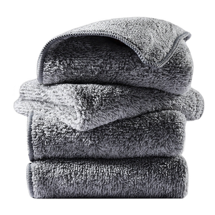 汉世刘家抹布家用洗碗布不易沾油厨房专用吸水不易掉毛擦桌毛巾布