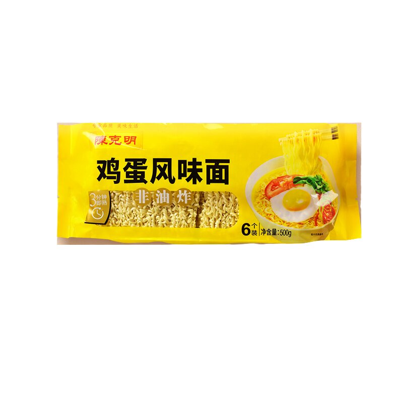 陈克明非油炸方便面面饼波纹面