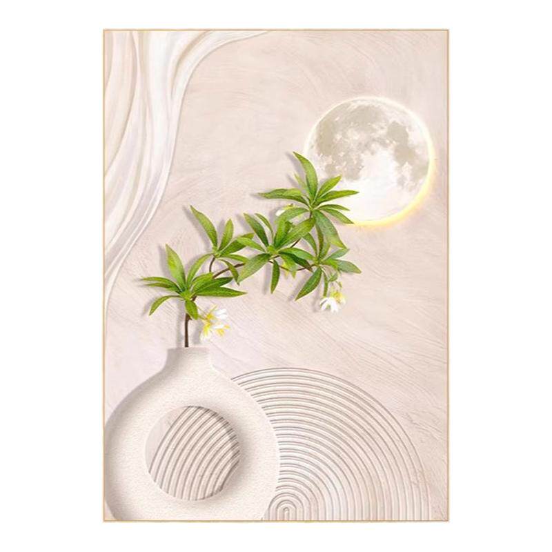 奶油风卧室床头挂画房间装饰画