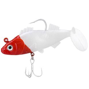 侍魂路亚软饵包铅鱼10g-37g淡水海钓鲈鱼翘嘴专杀仿生软鱼假饵