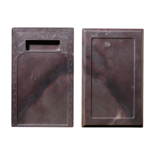 张小凤 宫廷贡砚 坑仔岩端砚高端高档精工超大尺寸超厚十寸方型文房四宝笔墨纸砚收藏级送人送礼礼盒礼赠专用