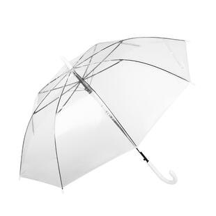 雨航透明雨伞长柄大号白色家用雨伞网红出片神器轻重量伞防雨高透