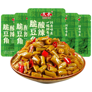 文武酸豆角独立小包装下饭小咸菜
