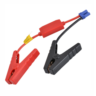 应急电源鳄鱼夹子线 EC5母注塑式转鳄鱼夹子线 线汽车启动电源线