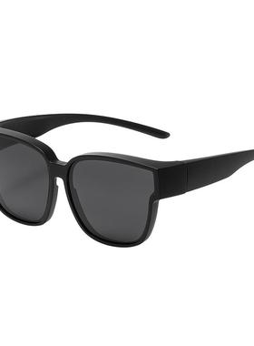 近视眼镜专用偏光太阳镜防紫外线