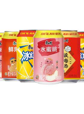 康师傅冰红茶酸梅汤青梅绿茶饮料