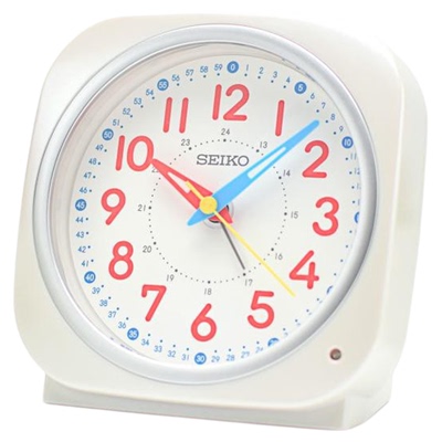 精工特惠正品防贪睡闹钟表