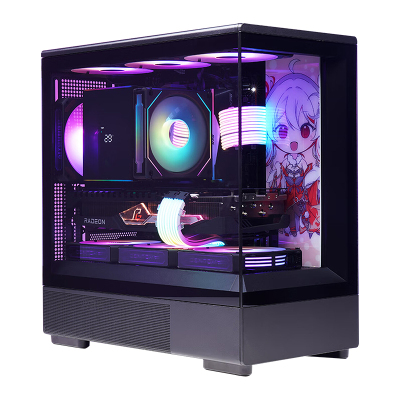 和瑟数码 AMD R5 9600X/R7 9700X RX9060XT/9070XT 2K畅玩游戏主机DIY台式电脑组装机