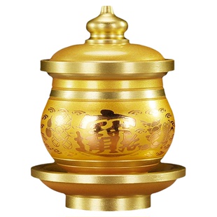 新款合金酒杯供台茶杯圣水杯神台杯家用桌面摆件佛堂佛前供奉贡台