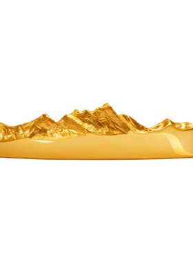 原创足金999情侣定制黄金对戒