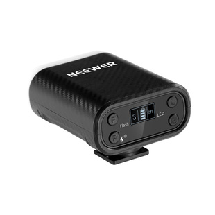 NEEWER纽尔N12L迷你闪光灯锂电池LED补光灯微单相机佳能富士索尼尼康数码单反相机通用便携小型机顶灯打光灯