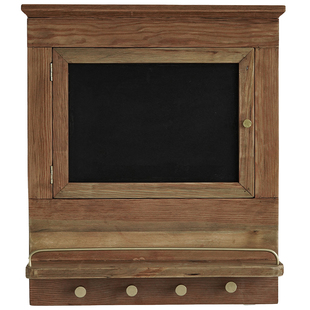 Onlythis实木电表箱遮挡面板盖多功能置物架黑板电箱装饰挂衣架