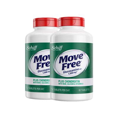 美国MoveFree高钙氨糖80软骨素