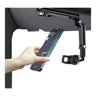 新款车载手机支架遮阳板夹子卡扣式行车记录仪固定支撑手机支撑架