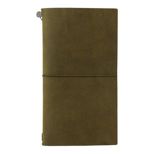 日本midori Traveler's Notebook tn旅行者手帐本笔记事本橄榄绿