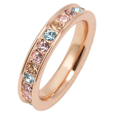 CHARLES&KEITH缤纷彩色水钻戒指