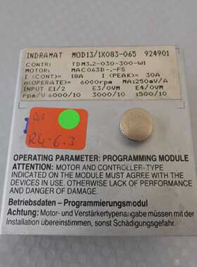 Indramat Modulo MOD 13/1X083-065 Per Motore Intramat MAC 063