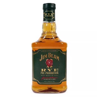 美国原装进口金宾三得利黑麦波本威士忌绿标JIMBEAM洋酒700ml包邮