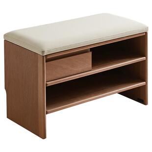 全友家居新中式换鞋凳2026新款入户玄关凳子客厅家用软包坐垫凳