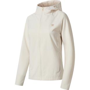 鸿星尔克外套女款2026春季新款女士户外运动冲锋修身好看风衣夹克