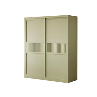 钢制衣柜2026新款爆款无甲醛卧室金属收纳柜家用推拉门小户型衣橱