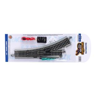 百万城HO仿真金属铁路轨道模型镍合金材质左道岔右道岔配件耐磨